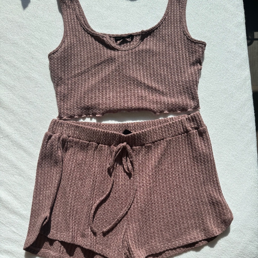 Mauve Short/Tank set